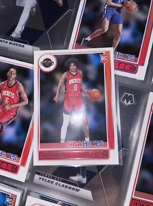2021-22 Panini NBA Hoops Jalen Green RC Rookie Card #218 Houston Rockets - Picture 1 of 5