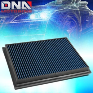 FOR 2015-2018 TOYOTA HILUX REVO/FORTUNER HI-FLOW DROP IN PANEL AIR FILTER BLUE - Picture 1 of 6