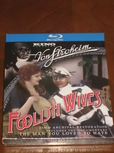 FOOLISH WIVES w/Slipcase/Slipcover (1922) (Blu-Ray) KINO - VON STROHEIM - NEW!!! - Picture 1 of 6