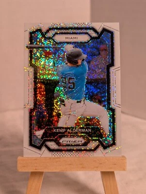 KEMP ALDERMAN 2024 Panini Prizm MLB White Sparkle #241 Marlins Prospect - Image 1 of 3