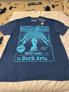 Harry Potter "Counter Curse ,Protect Against The Dark Arts" T-shirt, New ,Large - Picture 1 of 10