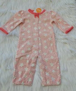 NUEVO CON ETIQUETAS Gymboree Nuevo Bebé Niña Rosa Estrella Mameluco Convertible Vestido 3-6 Regalo - Imagen 1 de 4