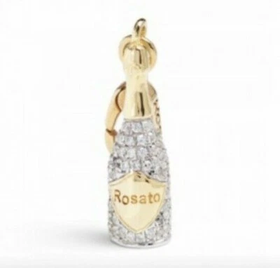 Rosato ciondolo bottiglia Champagne My HOME RHO015 - Immagine 1 di 2