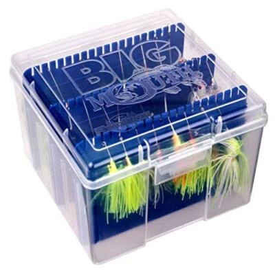 Outdoor Spinnerbait Box Fishing Bait and Lure Organizer with Big Mouth, Large - Image 1 of 4