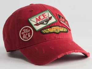 AMERICAN NEEDLE Ace Hardware Patch Iconic Destroyed Hat Adjustable Cap NWT - Picture 1 of 5