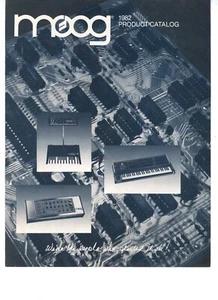 1982 MOOG Product Catalog 2 Panel - Imagen 1 de 2