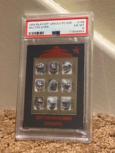 1999 Playoff Absolute SSD Multiplayer Cowboys #138 Card PSA 6 TOUGH POP 1 NO^ - Picture 1 of 2
