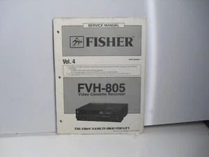 Fisher FVH-805 Servicehandbuch - Bild 1 von 2