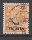 Norway - 100ore Postage Due Issue Optd Post Frimerke (Used) 1929 (CV $7)