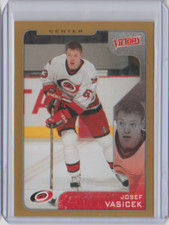 2001-02 Upper Deck Victory Gold Parallel #68 Josef Vasicek Carolina Hurricanes