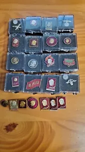 Vintage Lot Of 23 USSR Soviet Russian Komsomol VLKSM emblem Lenin Pins Badges - Picture 1 of 12