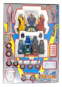 Takatoku Baxingar Bakusou Gattai Diecast Robot Giocattolo Giappone anni 80 J9 Vintage Raro - Foto 1 di 4