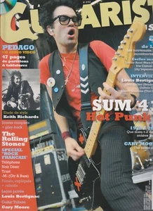 GUITARIST & BASS N°242 STYLE KEITH RICHARDS / SUM 41 / ROCK FRANCAIS /GARY MOORE - Picture 1 of 2