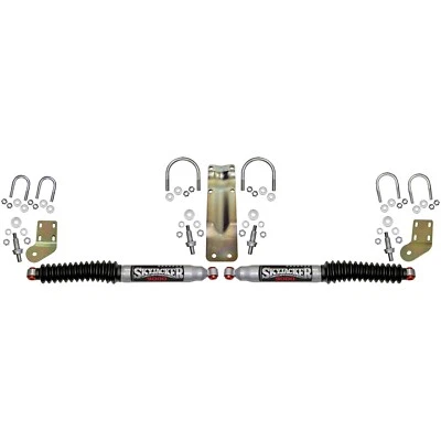 Skyjacker Silver 9000 Steering Stabilizer Dual Kit for Ram 1500 2500 3500 4WD - Image 1 of 3