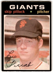1971 O-Pee-Chee Skip Pitlock Rookie #19 San Francisco Giants - Picture 1 of 2