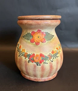 Lang Candles Melting Pot Wax Melter 2003  "Floral Swag"  Artist Designed 5.25 - Picture 1 of 10