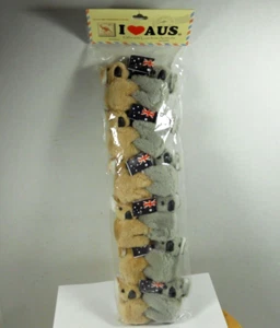 new 12 set I Love Australia souvenir Koala with flag clip on travel souvenir - Picture 1 of 9
