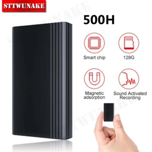 500 Stunden Aufnahme Mini Sprachaktivierter Recorder versteckter Spion Abhörgerät - Bild 1 von 12