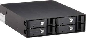 Silverstone SST-FS204B 4 x 2,5 Zoll SAS/SATA Laufwerke auf 5,25 Zoll Bay Front Storage - Bild 1 von 4