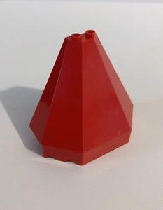 Vintage Lego System Part 6121 Red Roof Piece 4 x 8 x 6 Set 6082 - Spiral -2A - Picture 1 of 5