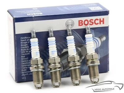 SUPER+ ZÜNDKERZEN VW GOLF T4 T5 PASSAT POLO SHARAN VENTO MINI 4x ORIGINAL BOSCH — 第 1/3 张图片