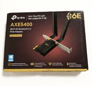 TP-Link AX210 AXE5400 PCIe WiFi 6E Tarjeta Bluetooth 5.3 Tri Banda Adaptador PC - Imagen 1 de 8