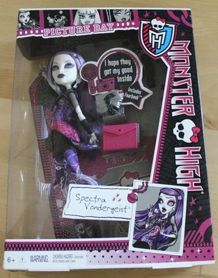 DAMAGED BOX/DOLL NEW Monster High Picture Day Spectra Vondergeist 2012 - Image 1 of 4