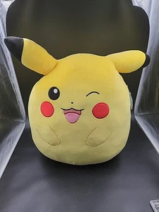 24" Winking Pikachu Pokemon Squishmallow Pokemon Brand New with Tag! - Picture 1 of 6