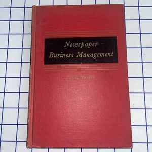 Newspaper Business Management By Frank Thayer 1954 HC NoDJ - Bild 1 von 6