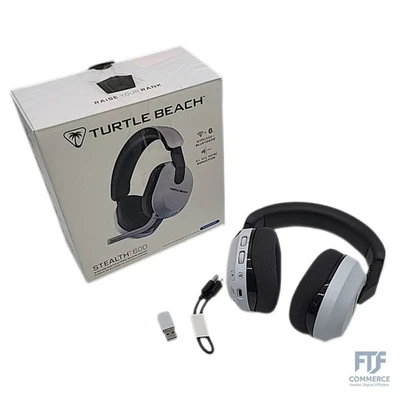 Turtle Beach Stealth 600 Konsole Weiß Playstation Kabelloses Gaming Headset bis  - Bild 1 von 4