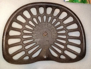 Hirsch Gusseisen Traktorsitz Antik Bauernhof Pre Deere Selten - Bild 1 von 5