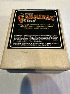 Vintage Atari 2600: Carnival By Sega 1982 - Picture 1 of 2