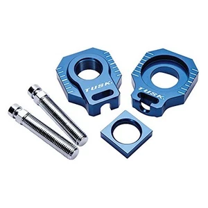 Tusk Racing Axle Block Blue For HUSABERG FX 450 2010-2012 - Picture 1 of 4