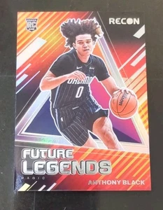 🏀2023-24 Tarjeta de baloncesto Panini Recon Anthony negra RC Future Legends 16 casi nueva - Imagen 1 de 2
