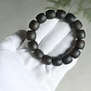 1Pz Bracciale Agarwood Vecchio Materiale Perline Grado Sommerso Braccialetto Gioielli NUOVO - Foto 1 di 5