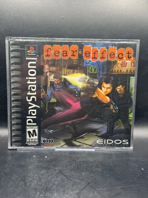 Fear Effect (Sony PlayStation 1, 2000) CIB Black Label w/ Registration Card MINT - Image 1 of 4