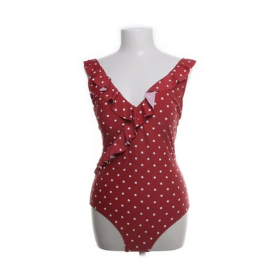 Niptuck Swim, Badeanzug, Größe: 38, Rot/Weiß, Nylon/Elasthan, Gepunktet #P5Q - Bild 1 von 4
