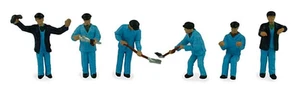 Scenecraft 36-047 Locomotive Staff, Drivers & Firemen (Pk6) Figures OO Gauge - Foto 1 di 1