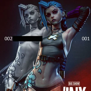 Jinx 1/8 1/6 1/4 3D Print Model Kit Unpainted Unassembled 2 Ver NSFW - Picture 1 of 5