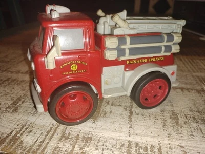 Disney Pixar Cars Red Fire Truck Deluxe Radiator Springs - Image 1 of 4
