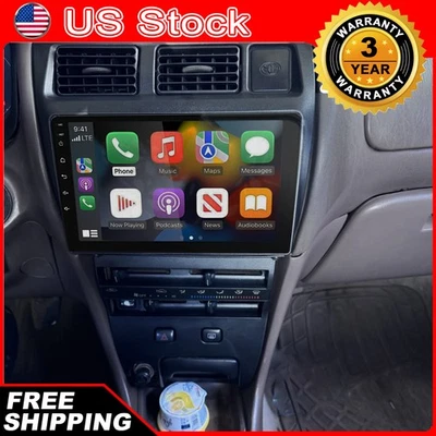 9" CARPLAY RADIO FOR TOYOTA COROLLA 1991 1992 1993-1997 LHD MANUAL ANDROID 13 BT Foto 1 de 4