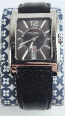 Fossil FS-4182 Arkitekt Analog Quartz Dial Leather Wristwatch - Needs Battery - Image 1 of 4