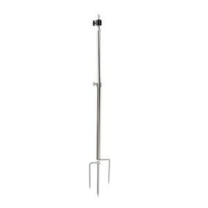 1 PCS Outdoor Camera Ground Stake Mount, Stainless Steel Adjustable Ground Sp... - Picture 1 of 7