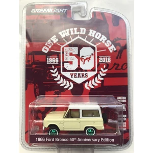 GREENLIGHT 1:64 50TH ANNIVERSARY EDITION 1966 FORD BRONCO DIECAST 27890-B CHASE - Picture 1 of 1