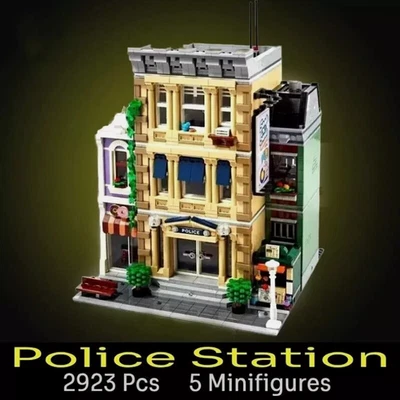 MOC Creator Expert 10278 Compatible Police Station Modular Building Blocks Set - Image 1 of 4