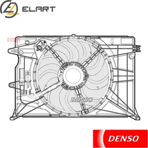FAN RADIATOR DER09073 FOR FIAT 500X JEEP RENEGADESUV 55277701/63623 1.4L 4cyl - Picture 1 of 8