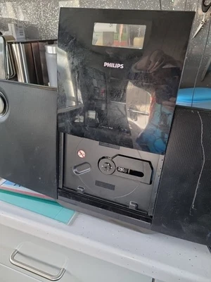 Philips DCM276/05 CD Player Radio iPod Dock HiFi Stereo System Black - Image 1 of 4