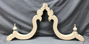 Vintage Paar Lebkuchen Tropfen Endstück 18x19 Dach Klammern Veranda Kragsteine alt 1394-25B - Bild 1 von 22