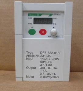 Moeller DF5-322-018 Wechselrichter 1/3 AC 230V 50/60 HZ - Bild 1 von 9