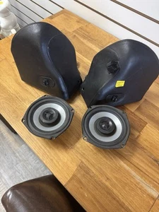 Side Speakers With Speaker With Audio Switch Harley Motorcycle Used - Picture 1 of 8